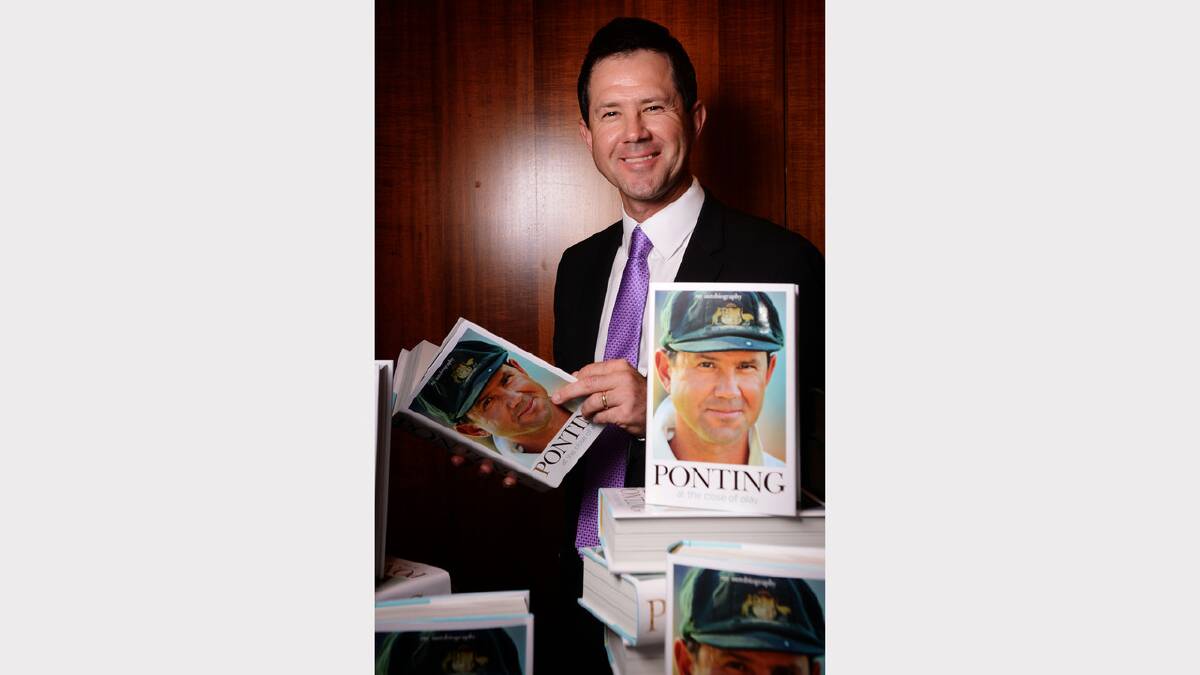 Ricky Ponting book launch at Launceston's Country Club Casino.