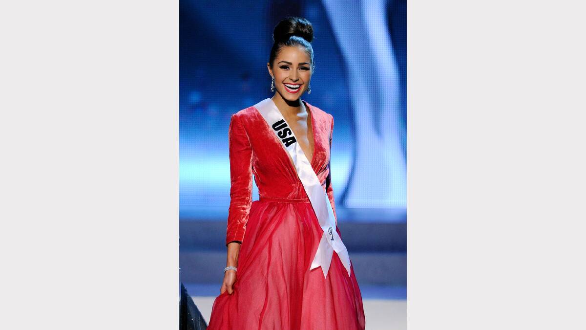 Miss Universe 2012 in Las Vegas. The pageant was won by US entrant, 20-year-old Olivia Culpo.