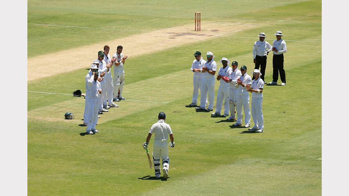 Gallery from Ricky Ponting's final day of his last Test match at the WACA against South Africa.