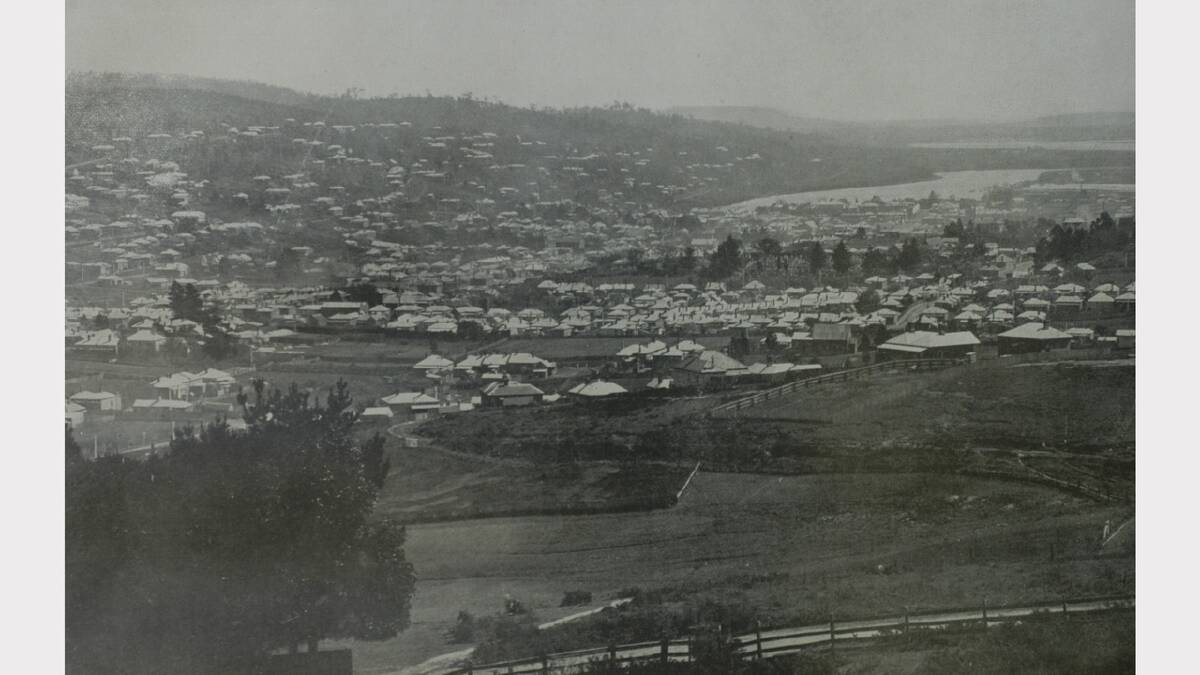 Launceston showing the River Tamar from Lawrence Vale. The Weekly Courier, November 24, 1909.