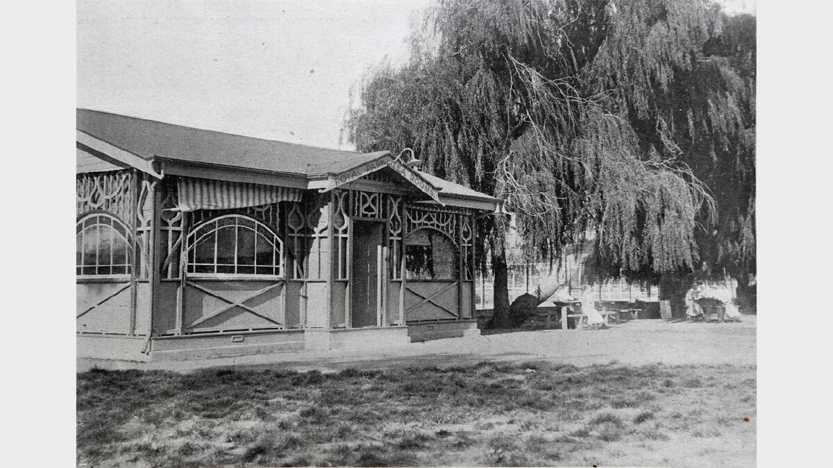 The tea rooms at Royal Park in May 1917.
