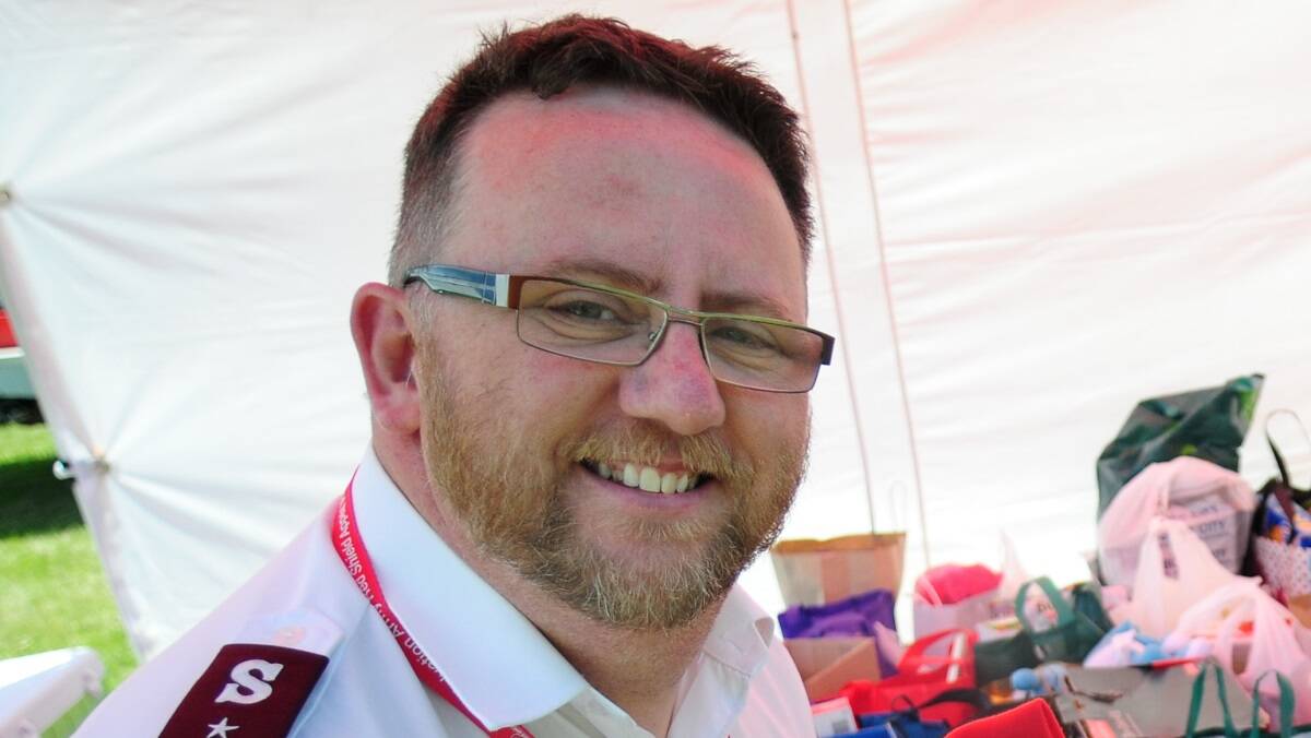 Salvation Army communications and fund-raising secretary Craig Wood