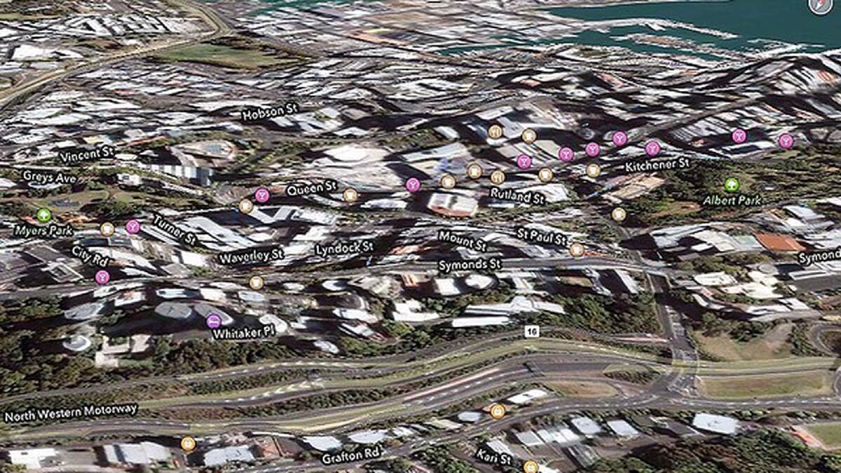  Auckland in Apple Maps.