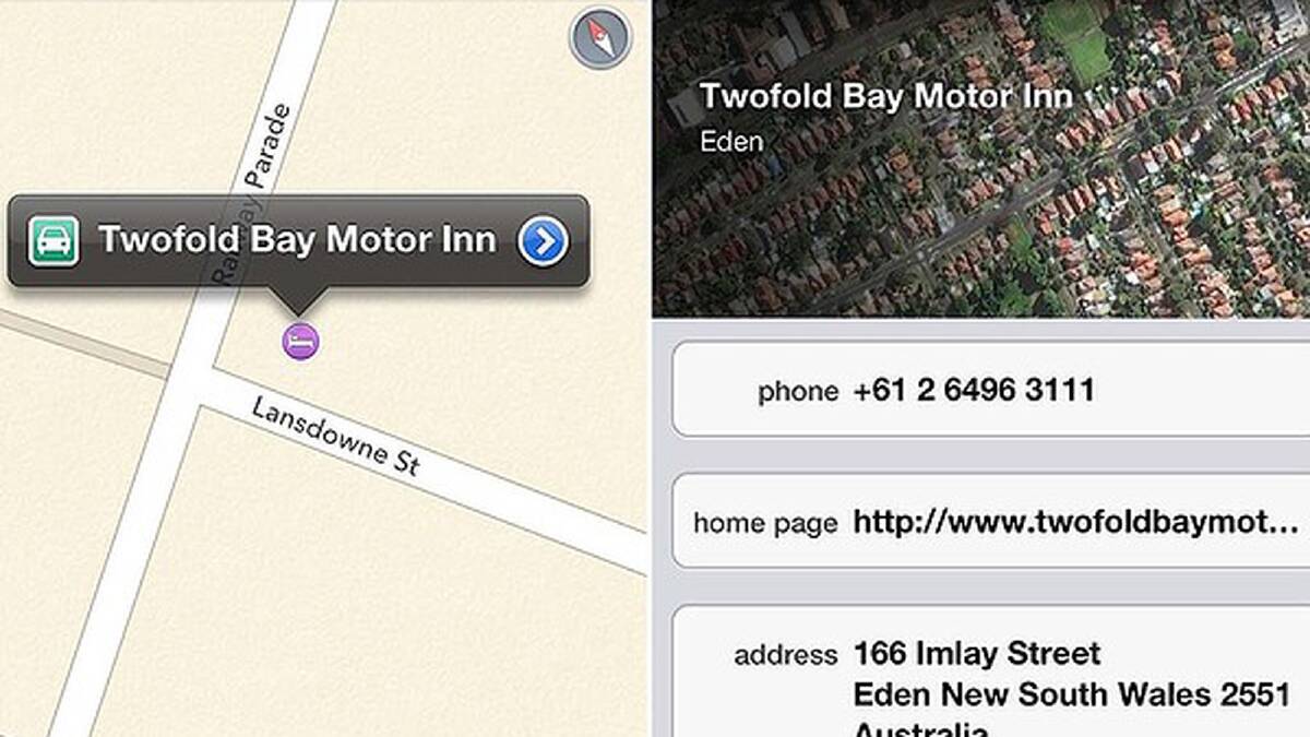 The Twofold Bay Motor Inn in Eden, NSW appears to have relocated to Penshurst.