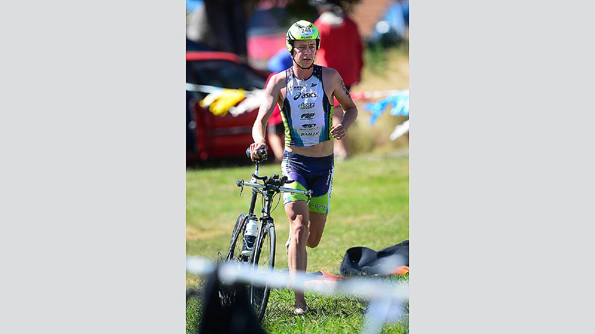 2013 Tasmanian Triathlon State Series at Bridport. Picture: PHILLIP BIGGS.