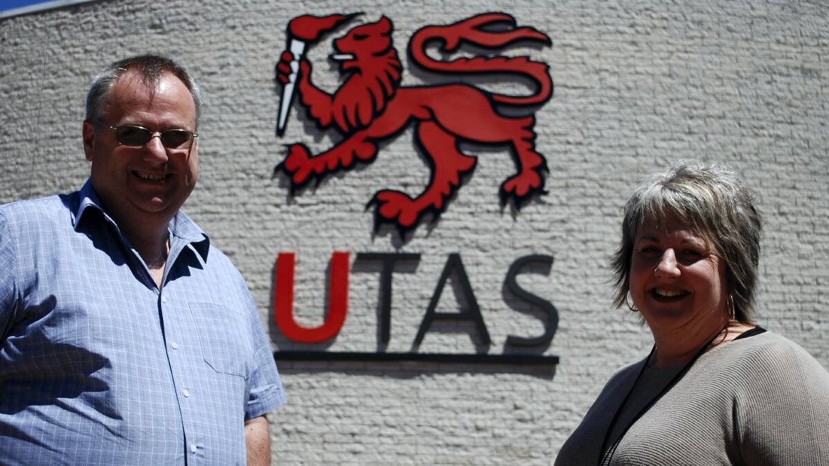 University of Tasmania School of Health Sciences head Steve Campbell and Nursing course administrator Wendy Nas are inviting people considering a career in nursing to an application day on January 15.