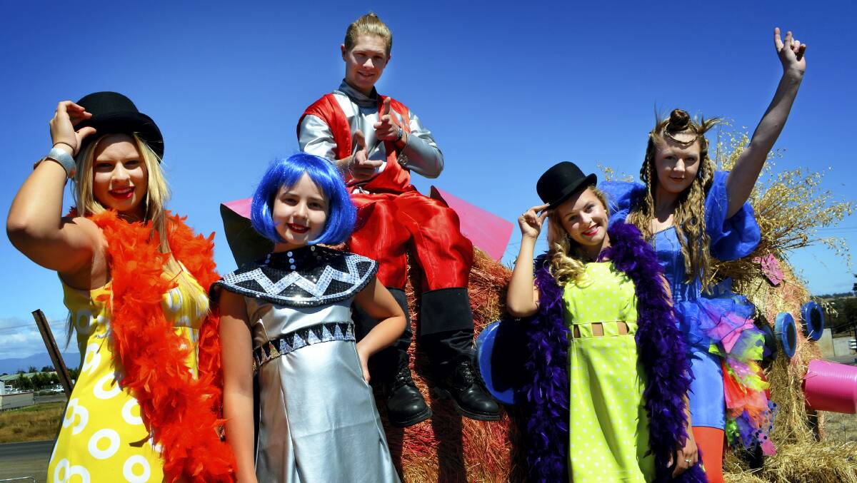 Millie Fulton, Ella Iezzi, Jak and Bailey Wilson and Ashleigh Butler are ready to bring some futuristic fashion to the Longford Blessing of the Harvest Festival.