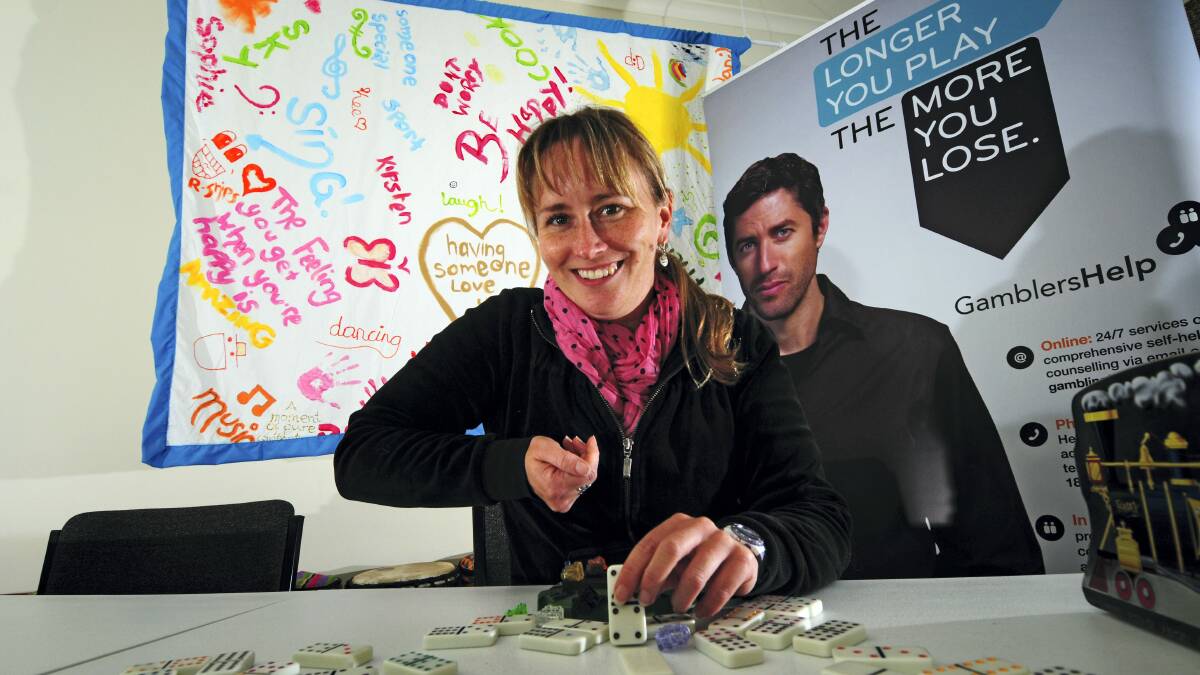 Relationships Australia Tasmania's Gamblers Help counsellor Megan Booth.   Picture: PHILLIP BIGGS